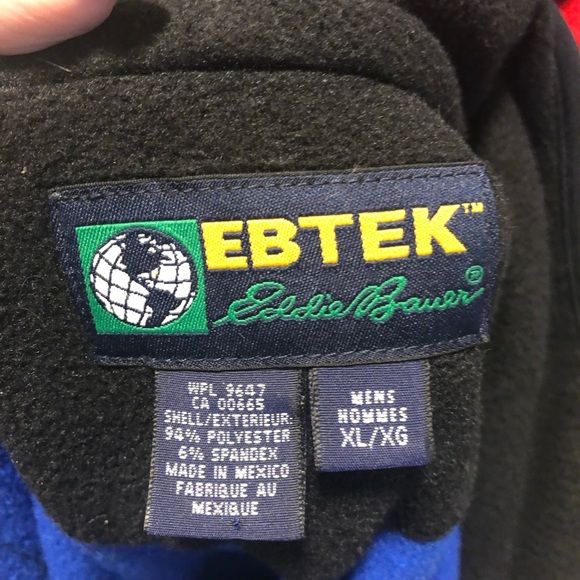 Eddie Bauer winter snow ski half zip fleece sweater size xl - Picture 6 of 6